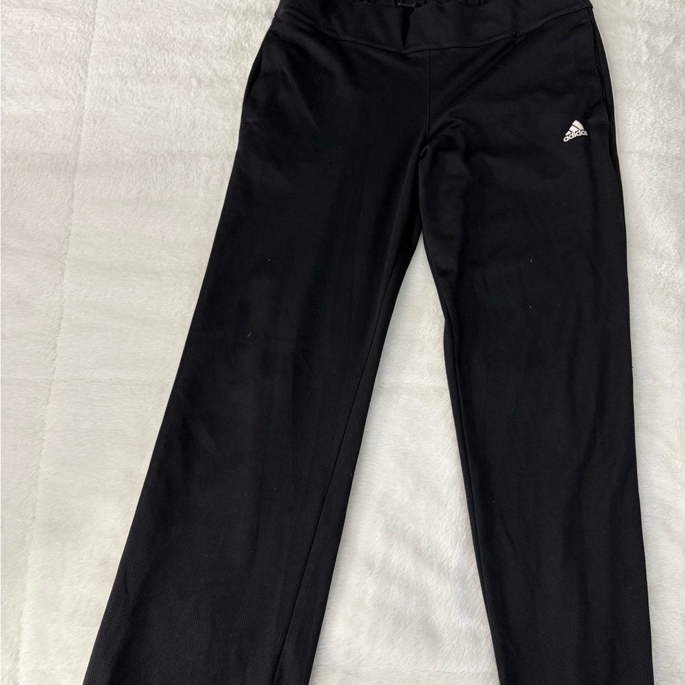 Adidas Black Sweatpants Athletic Wear